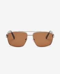 Square Metal Navigator Sunglasses Nickeltin