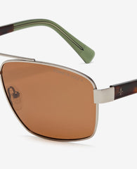 Square Metal Navigator Sunglasses Nickeltin