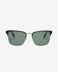 Square Metal Sunglasses Black