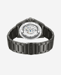 Skeleton Automatic Bracelet Watch Gun
