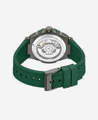 Skeleton Automatic Silicone Watch Green