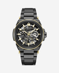 Skeleton Automatic Bracelet Watch Black