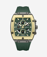 Chronograph Sport Silicone Watch Green