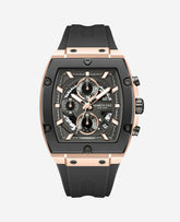 Chronograph Sport Silicone Watch Gun