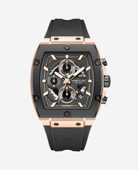 Chronograph Sport Silicone Watch Gun