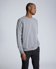 Site Exclusive! Kenneth Cole Embroidered Logo Sweatshirt Char-Cole Heather
