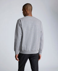 Site Exclusive! Kenneth Cole Embroidered Logo Sweatshirt Char-Cole Heather