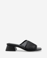 REACTION - Buenita Crystal Mesh Sandal Black/Black Mesh