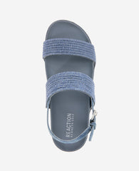 REACTION - Debra Two Band Crystal Sandal Denim Crystal