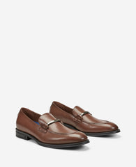 REACTION - Armand2 Apron Toe Bit Loafer Cognac