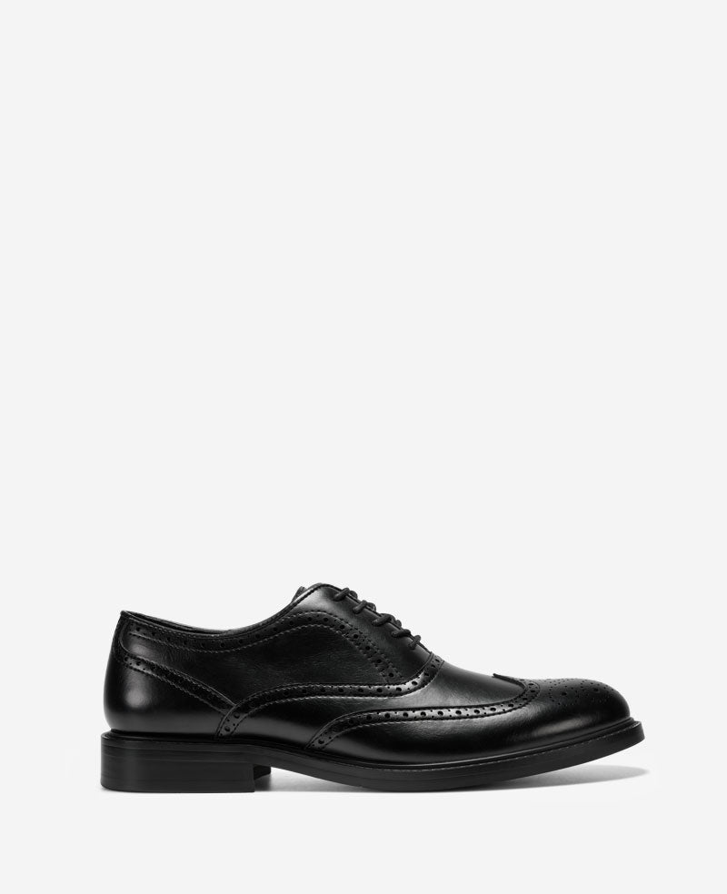 REACTION - Lance Wingtip Brogue Oxford Black