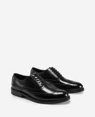 REACTION - Lance Wingtip Brogue Oxford Black