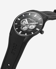 Modern Classic Silicone Watch Black