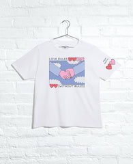 Site Exclusive! Women's Rosie Pink LOVE Tee White