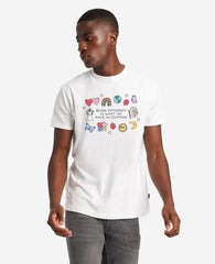 Site Exclusive! Men's Rosie Pink DIFFERENT Tee White