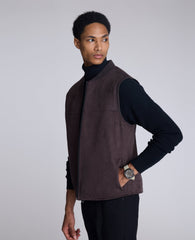 Reversible Vest Chocolate/Black