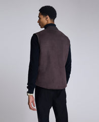 Reversible Vest Chocolate/Black