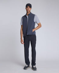 Mixed Media Vest Charcole