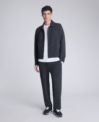 Trucker Jacket Charcole Mix