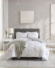 Ink Wash Vine Comforter + Sham Set Green
