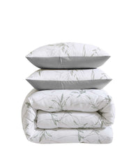 Ink Wash Vine Comforter + Sham Set Green