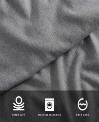 Solid Cationic Sheet Set Grey
