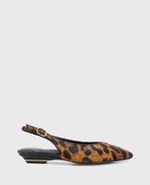 Berkette Leopard Calf Hair Slingback Leopard Calf Hair