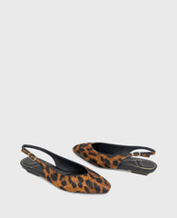Berkette Leopard Calf Hair Slingback Leopard Calf Hair