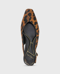 Berkette Leopard Calf Hair Slingback Leopard Calf Hair