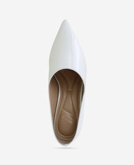 Linxie Patent High Vamp Pump Snow Patent