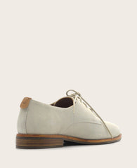 GENTLE SOULS - Aronson Suede Lace Up Oxford Cream Suede