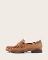 GENTLE SOULS - Crew Suede Loafer Camel Suede