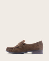 GENTLE SOULS - Crew Suede Loafer Moss Suede