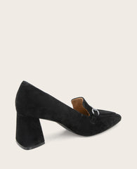GENTLE SOULS - Dionne Suede Loafer Black Suede