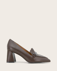 GENTLE SOULS - Dionne Leather Loafer Chocolate Leather
