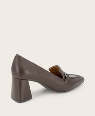 GENTLE SOULS - Dionne Leather Loafer Chocolate Leather