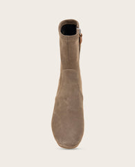 GENTLE SOULS - Ella Micro Suede Stretch Bootie Almond