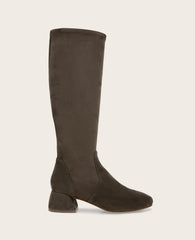 GENTLE SOULS - Emily Micro Suede Stretch Boot Shitake Suede