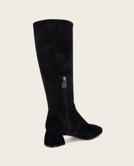 GENTLE SOULS - Emily Micro Suede Stretch Boot with Wide Calf Black Suede