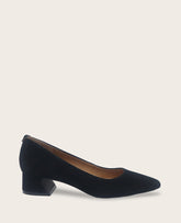 GENTLE SOULS - Gardena Suede Pump Black Suede