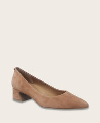 GENTLE SOULS - Gardena Suede Pump Camel Suede