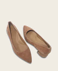 GENTLE SOULS - Gardena Suede Pump Camel Suede