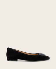 GENTLE SOULS - Hanette Suede Flat Black Suede