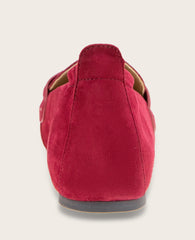 GENTLE SOULS - Sophie Suede Loafer Rio Red Suede