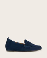 GENTLE SOULS - Sophie Suede Loafer Navy Suede