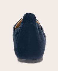 GENTLE SOULS - Sophie Suede Loafer Navy Suede