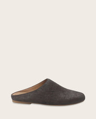 GENTLE SOULS - Wanda Calf Hair Mule Flat Walnut Calf Hair