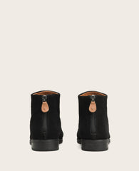 GENTLE SOULS - Emma Suede Zip Bootie Black