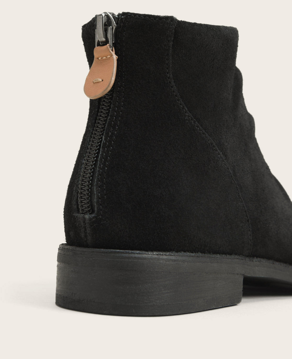 GENTLE SOULS - Emma Suede Zip Bootie Black