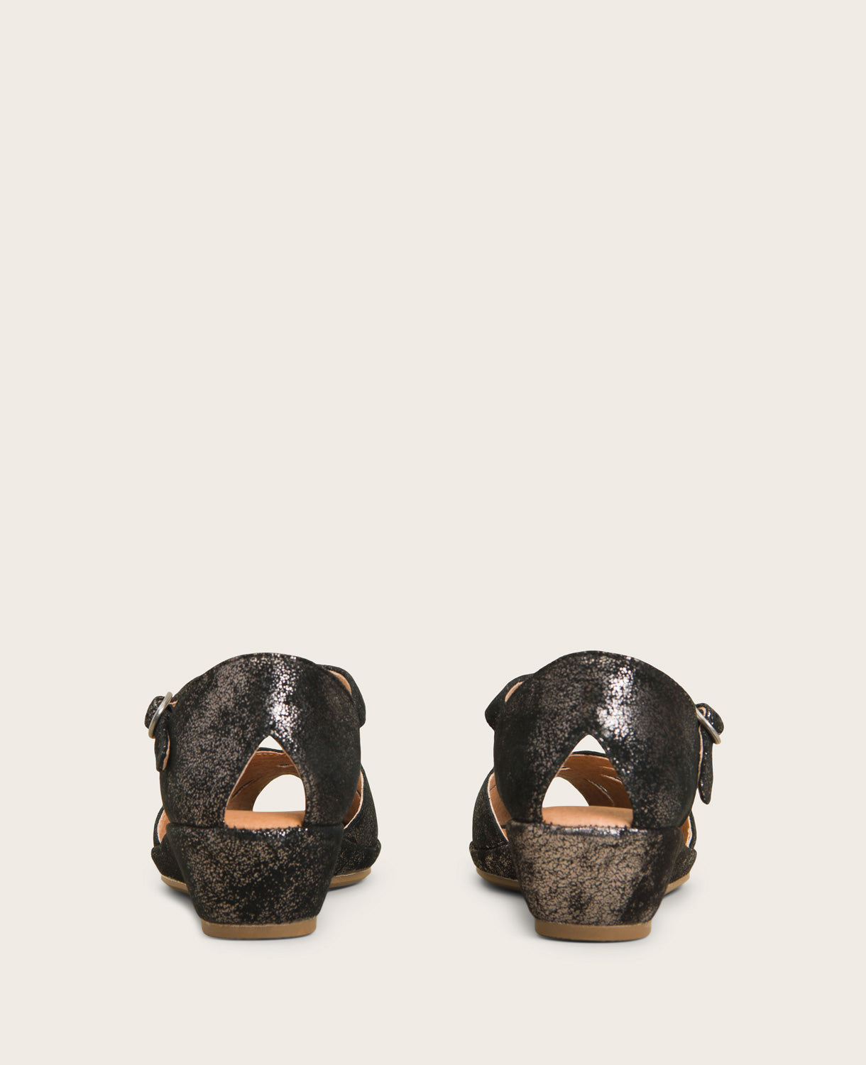 GENTLE SOULS - Lily Moon Ankle Strap Sandal Graphite